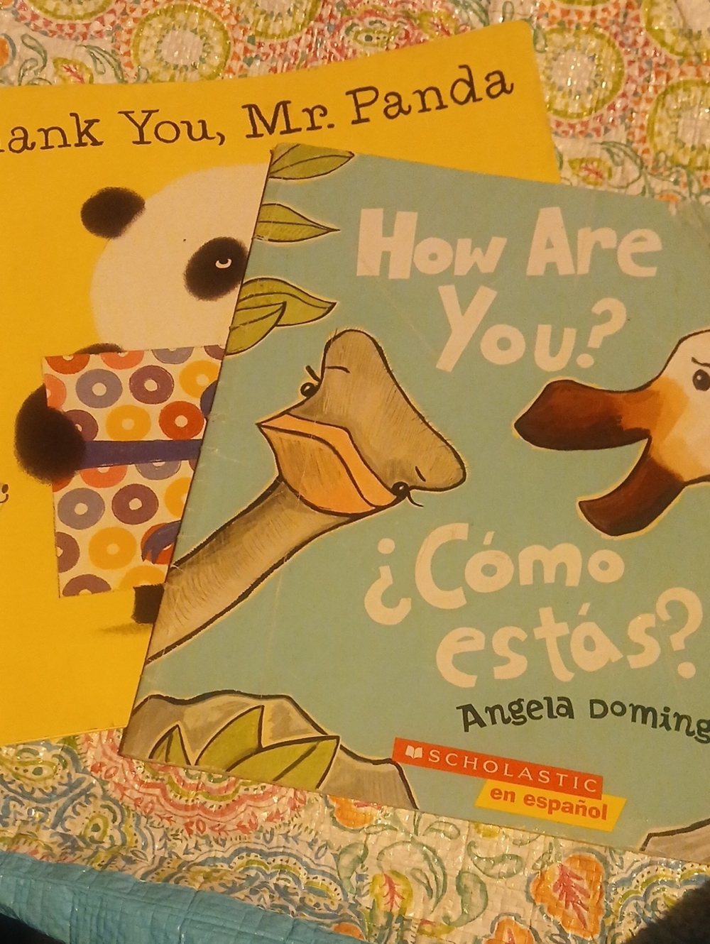 Scholastic Children's Picture Books - Blue and Yellow Covers..as Is